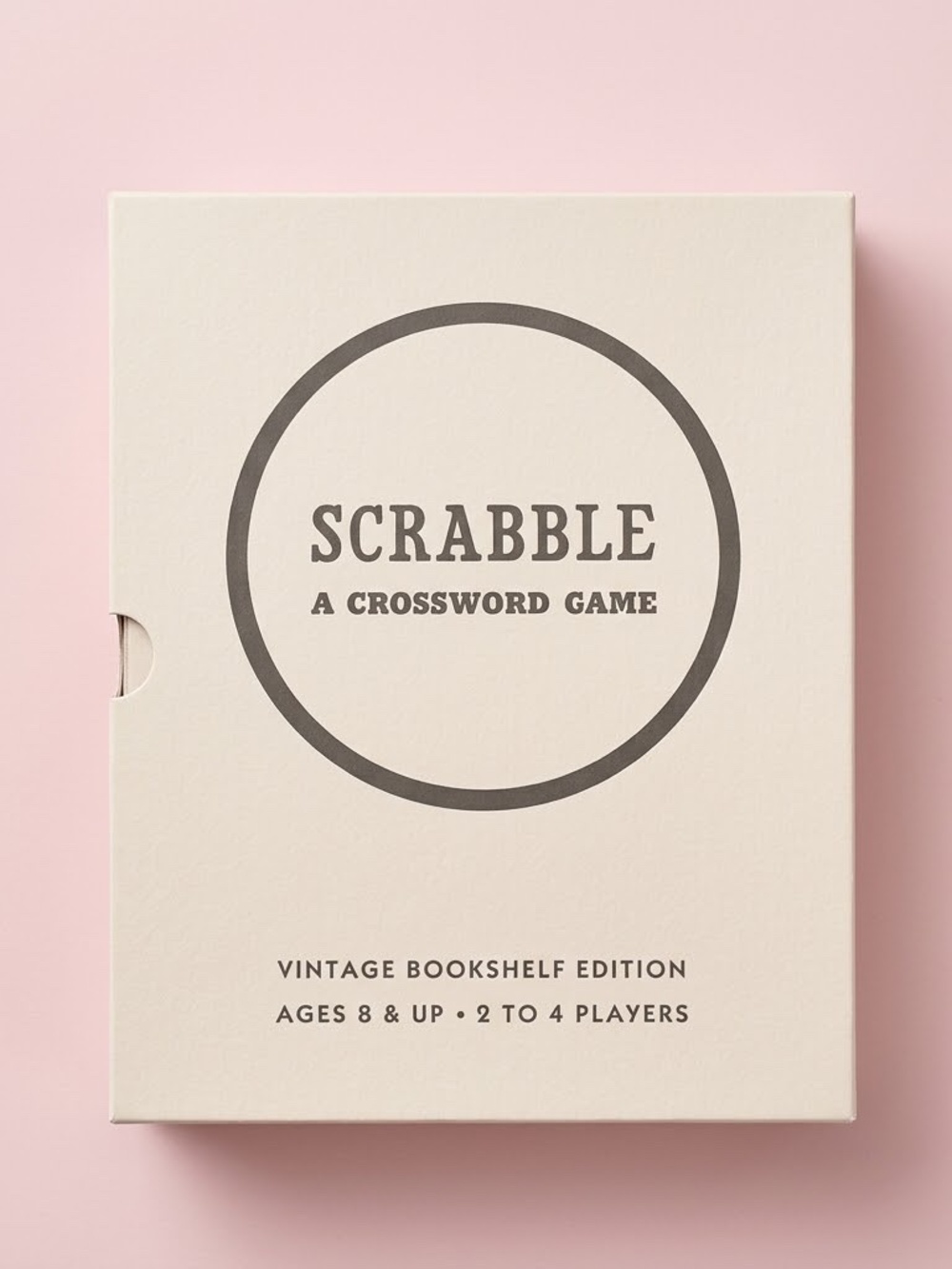 NWT Vintage Bookshelf Edition Scrabble Board Game - White